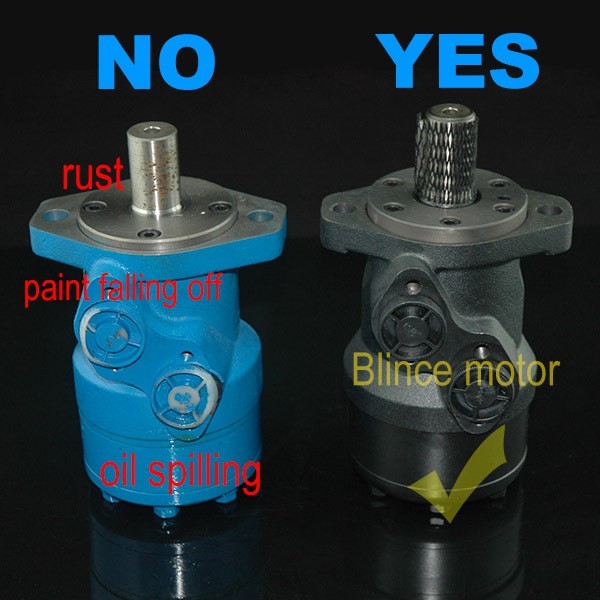 Bmr-Omr met geringe geluidssterkte 80 Hydraulische Motor zijn in Plastic Injectiemachines van toepassing