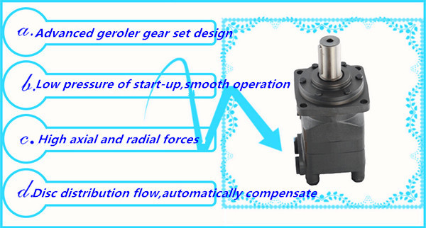 De Hydraulische Motor van OMT500 OMT630 OMT800 OMT voor Zware industrie Hydraulische Componenten